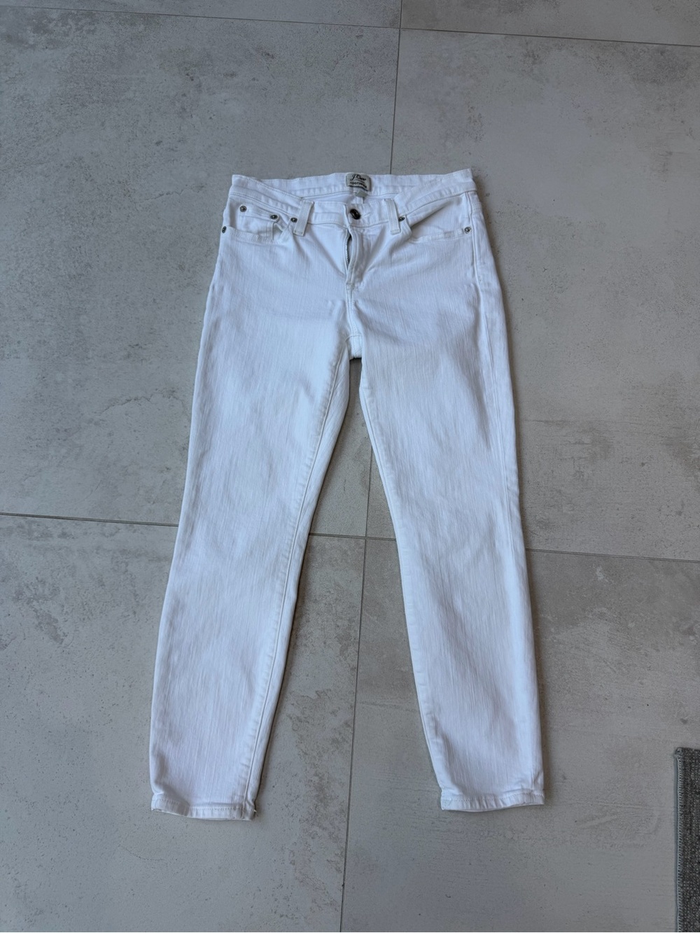 J. Crew White Skinny Jeans